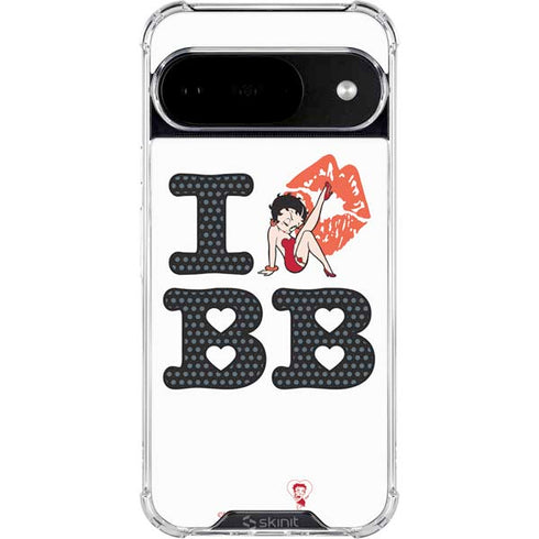 Betty Boop I Love BB Google Pixel 10 Clear Case